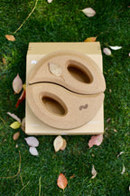 Natural cork texture close-up